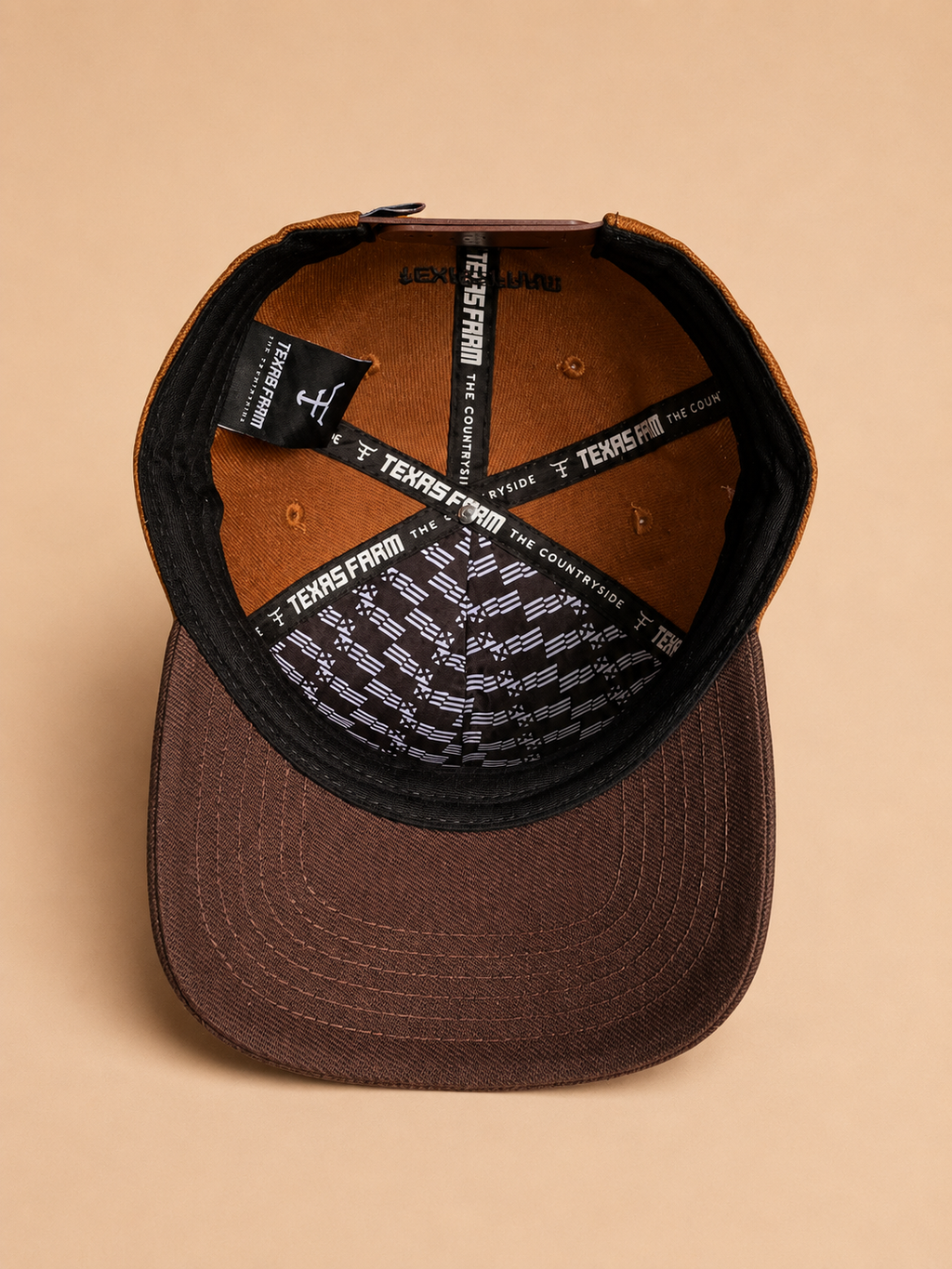 BONE TEXAS FARM - SLEEK - TF961 - CARAMELO/MARROM