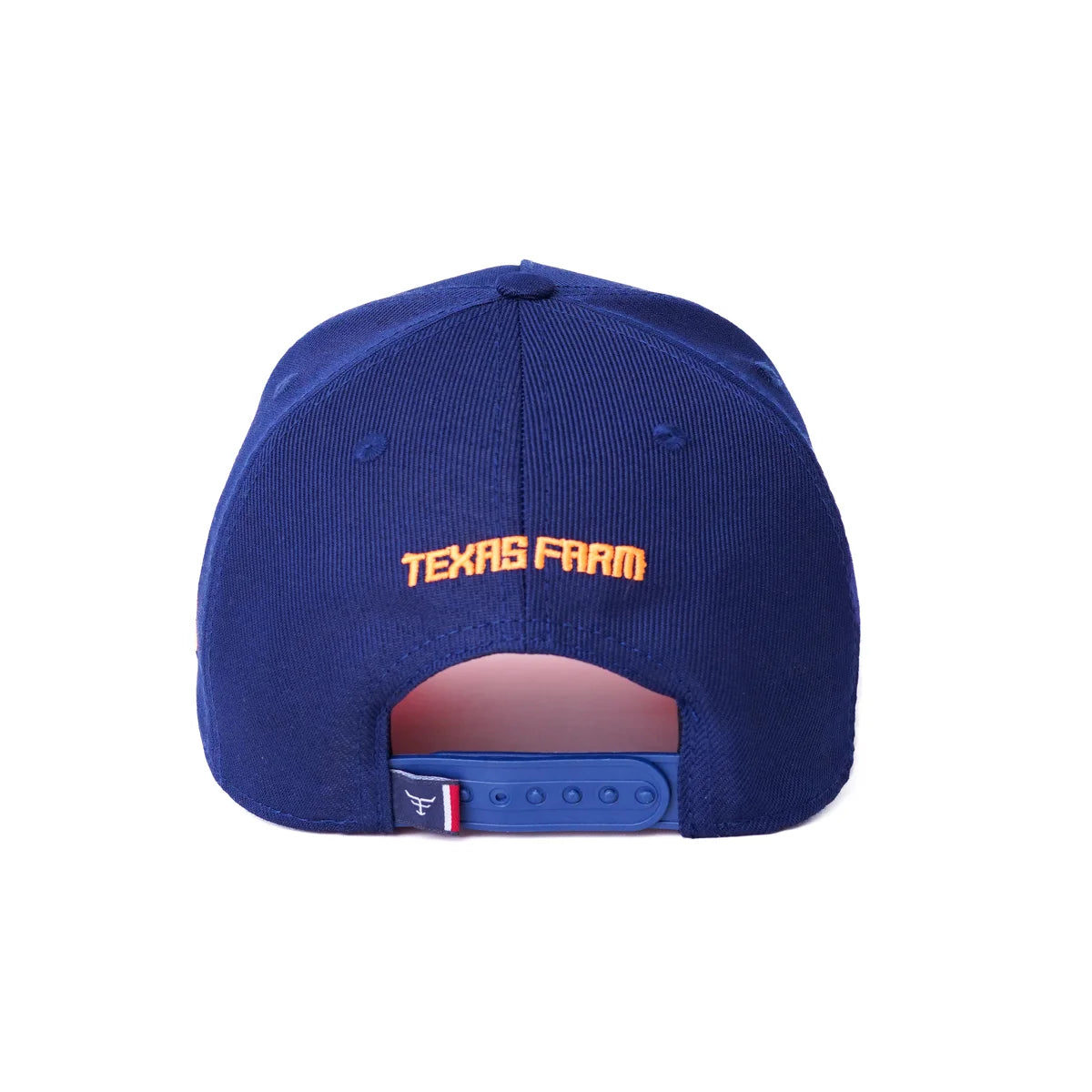 BONE TEXAS FARM - TF673 - AZUL MARINHO - LARANJA NEON
