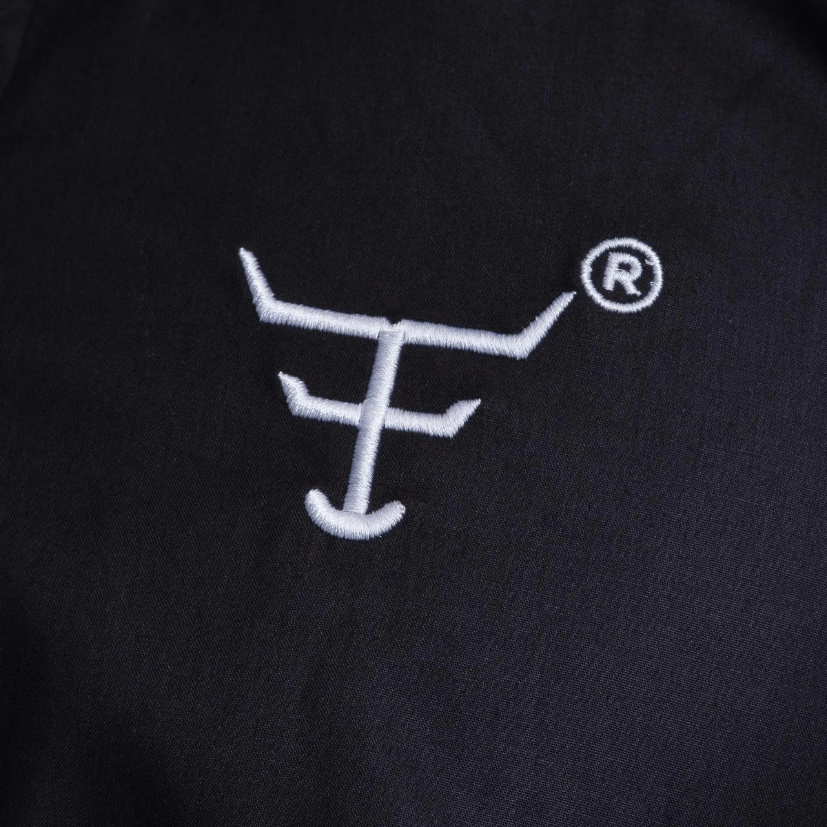 CAMISA COMPETIÇÃO MASCULINA MANGA LONGA - CP009  - PRETO-BRANCO