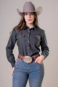 CAMISA FEMININA MANGA LONGA TEXAS FARM - WESTERN - CAF162 - FLANELA