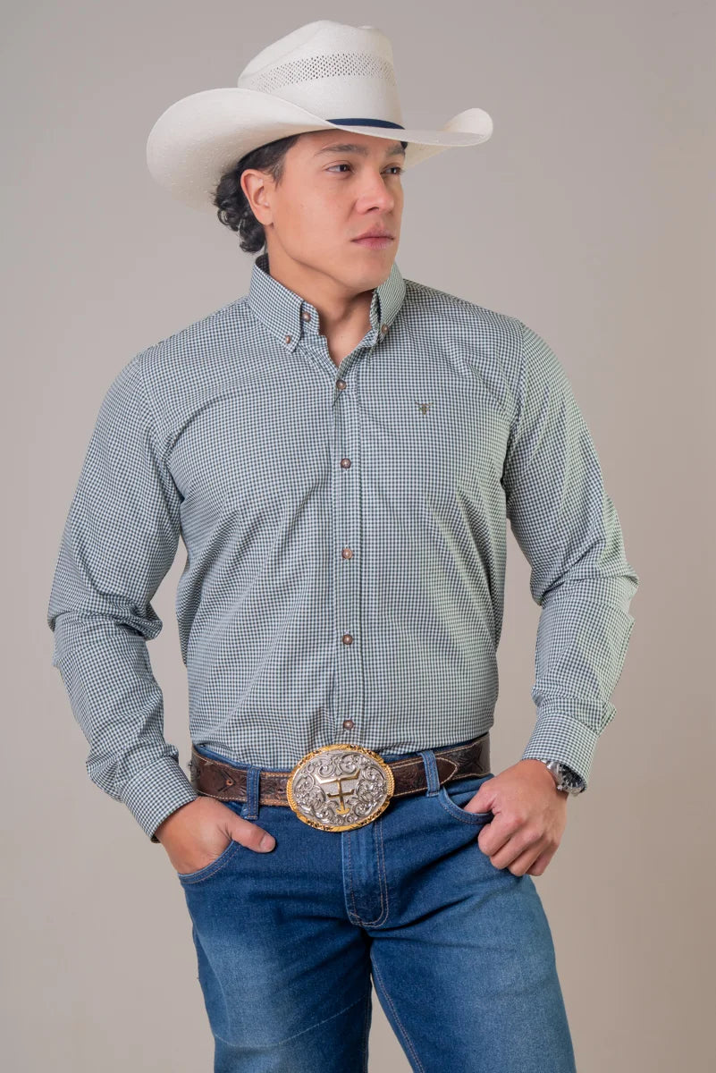 CAMISA MASCULINA MANGA LONGA TEXAS FARM - EXCLUSIVE - CAL709 - XADREZ