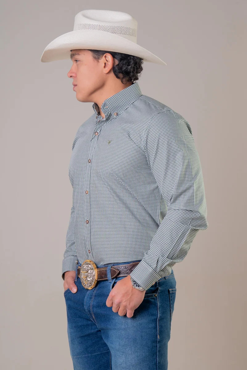 CAMISA MASCULINA MANGA LONGA TEXAS FARM - EXCLUSIVE - CAL709 - XADREZ