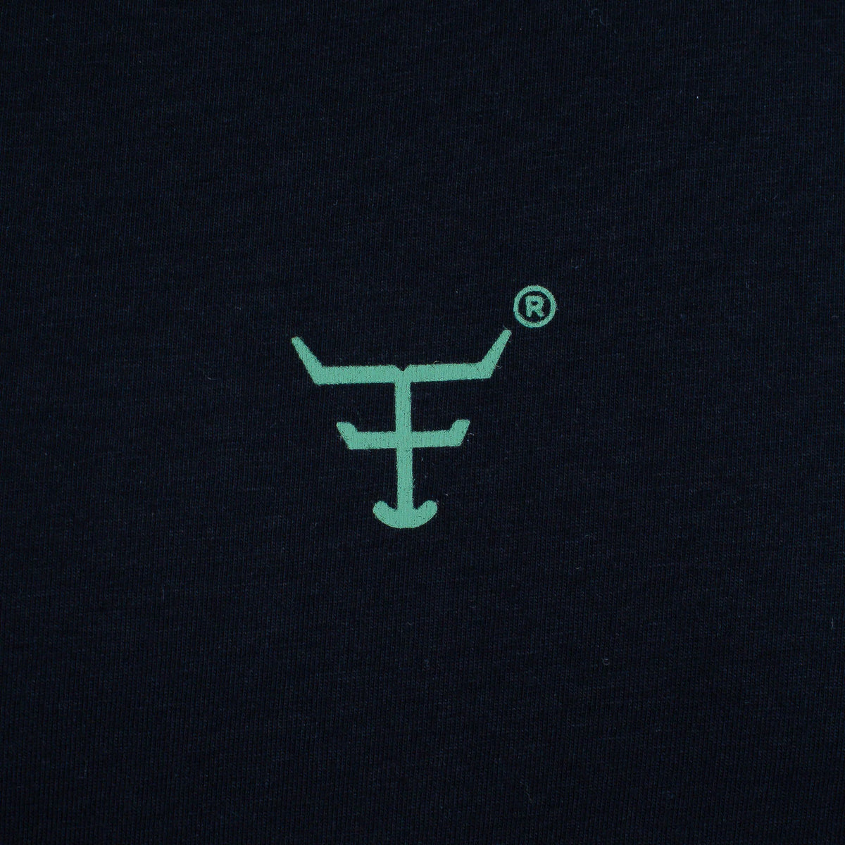 CAMISETA MASCULINA TEXAS FARM - CM615 - PRETO - VERDE MENTA