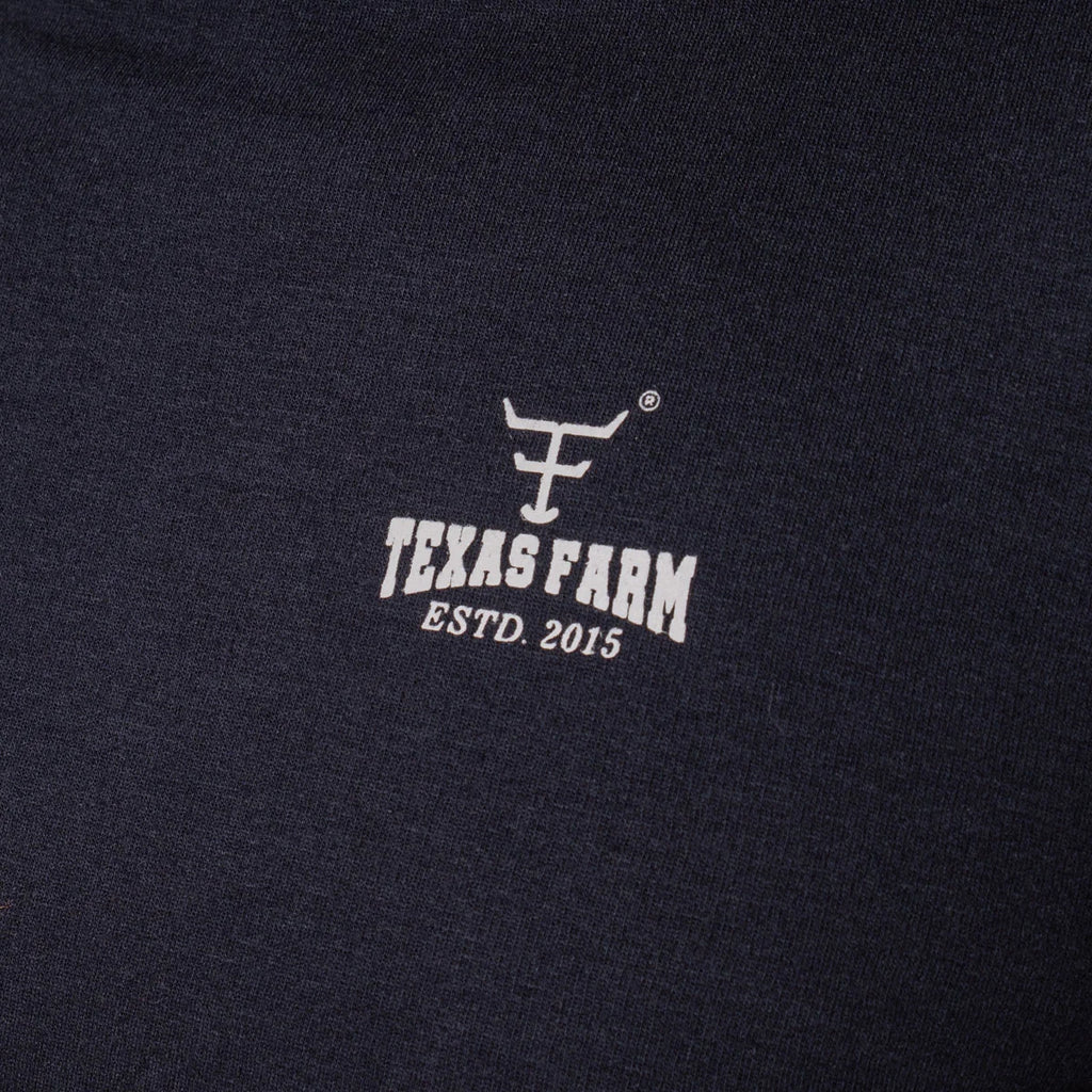 MOLETOM GOLA CARECA TEXAS FARM - SHIELD - MTC005 - PRETO BEGE CLARO